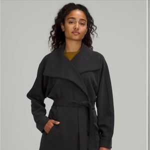 Ribbed Softstreme Belted Wrap